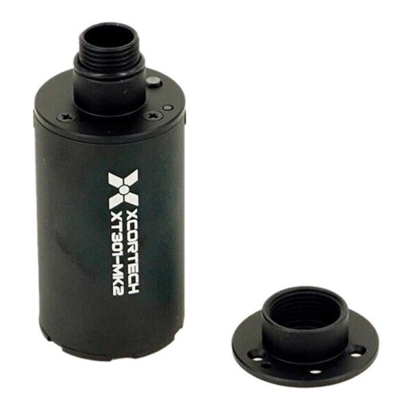 SILENCIADOR TRAZADOR XCORTECH XT301 MK2 UV (VERSION VERDE) NEGRO - Imagen 2