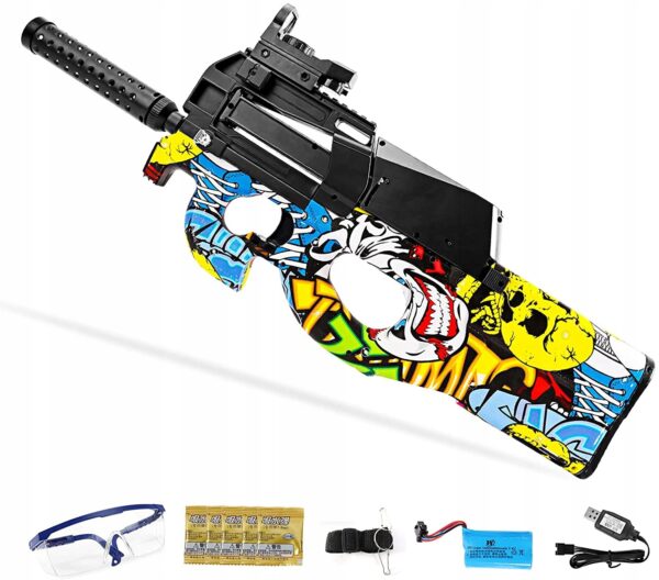 P90 FUSIL DE HIDROGEL GRAFFITI - Imagen 2