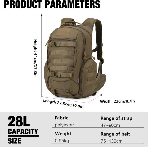 MOCHILA MILITAR MARDINGTOP 28/35L - Imagen 2