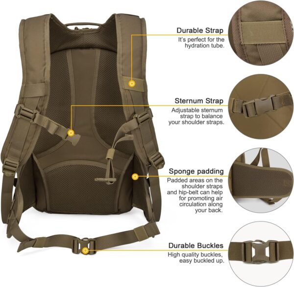 MOCHILA MILITAR MARDINGTOP 28/35L - Imagen 5