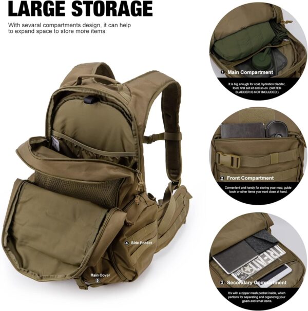 MOCHILA MILITAR MARDINGTOP 28/35L - Imagen 4