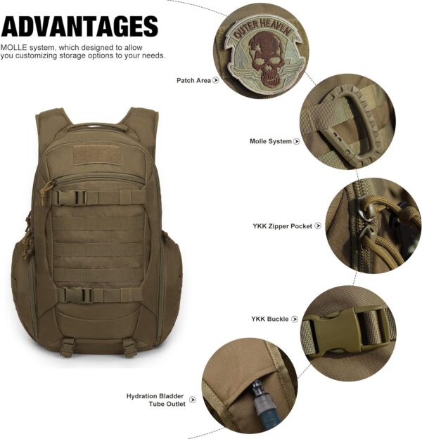 MOCHILA MILITAR MARDINGTOP 28/35L - Imagen 3